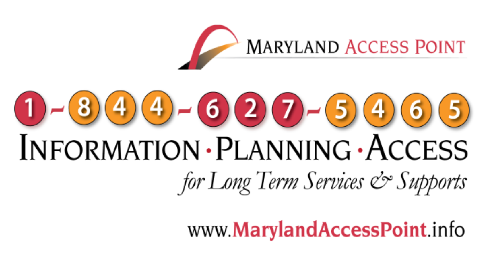 MAP - Maryland Access Point 1-844-627-5465